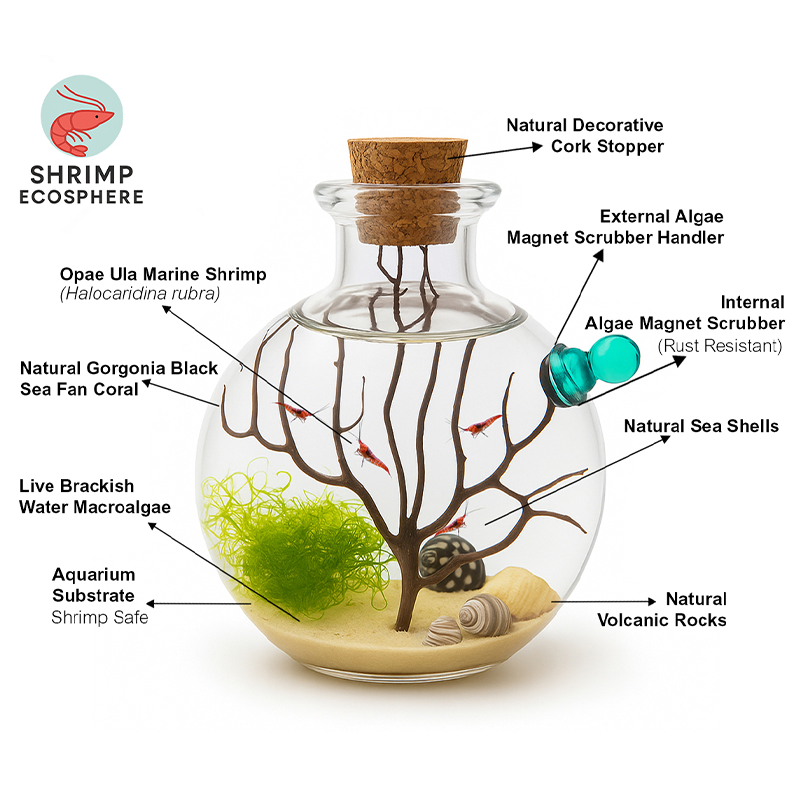 Shrimp Ecosphere - Opae Ula Ecosystem